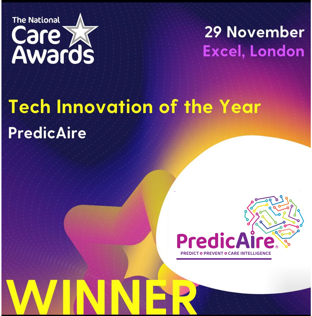 PredicAire NCA Awards Winner Badge 2024